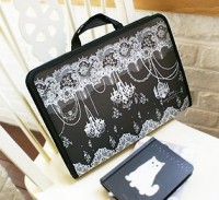 Taška na sešity (černá), Jetoy, rozměry:325*234*40mm